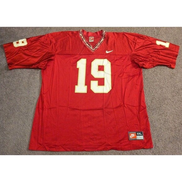 Vintage Nike Florida State Seminoles FSU #19 Football Jersey Made in USA Men's - Picture 1 of 11